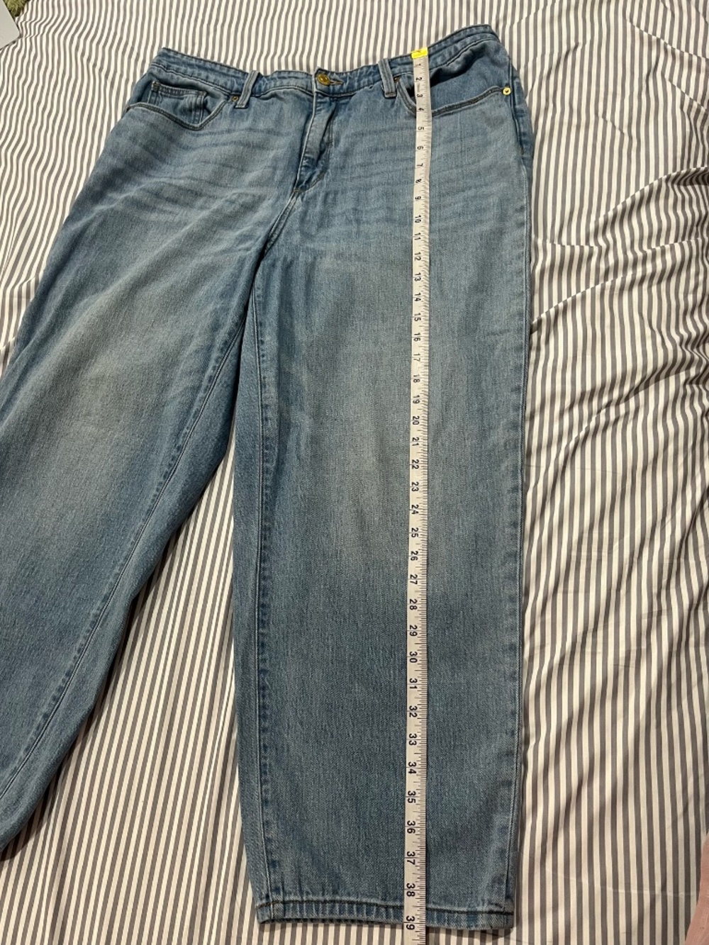 Ava & Viv Blue Wide Leg Denim Jeans - Picture 7 of 11